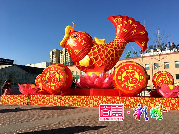 2017北京大興區(qū)迎春彩燈現場